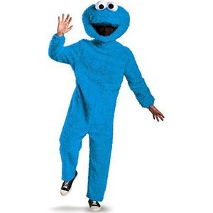 Sesame Street Plush Cookie Monster Costume Adult XXL 50-52