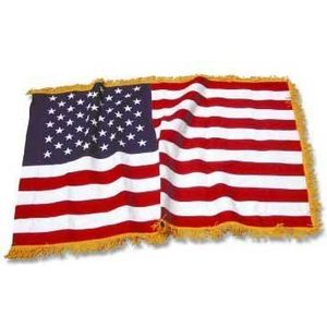 US Flag Store USA35ICF-KATOEN Indoor Amerikaanse vlag 3ft x 5ft Katoen, Rood, Wit, Blauw, Goud