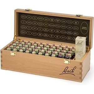 BACH - Houten doos – Fleurs de Bach Original – ideaal voor het opbergen van flessen en eenvoudig meenemen – ideale geschenkdoos