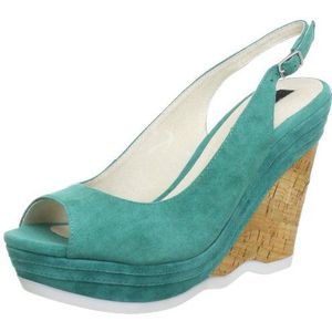 Bronx BX 393-986F67 83986-F67 damessandalen, Turquoise Groen 67, 40 EU