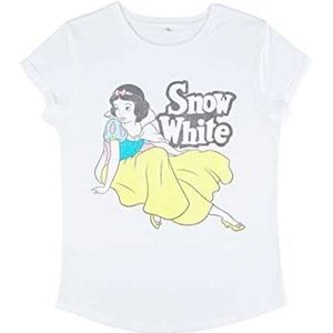 Disney Snow White - Grungey Snow Women's Rolled-sleeve White XL