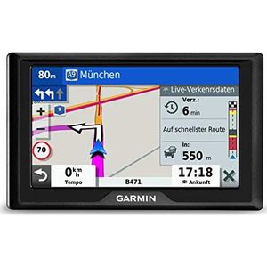 GARMIN Drive 52, Traffic, Navigatiesysteem Auto, Live Verkeers- en Kaartupdates, Europa (Gereviseerd)