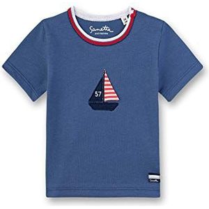 Sanetta Baby-jongens Fiftyseven T-shirt met lange mouwen, blauw (Ocean Blue 50315), 62 cm