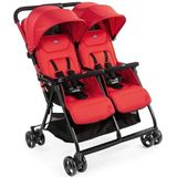 Chicco - Dubbele Buggy Ohlala Twin - Opvouwbare Duo-Kinderwagen - Ultralicht en Compact - Uitschuifbare Kap - Vanaf Geboorte tot 15 kg - Paprika