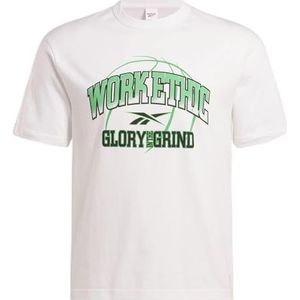 Reebok Basketbal Werk Ethic TEE Wit, Wit, S