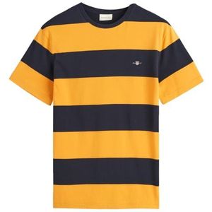 BAR Stripe SS T-shirt, Medal Yellow, M