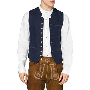 Stockerpoint Sirius Klederdrachtvest voor heren, donkerblauw/grijs, 44