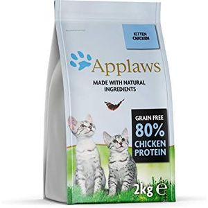 Applaws Complete Natuurlijke Graanvrije Kip Droge Kattenvoeding voor Kittens - 2 kg Hersluitbare Zak