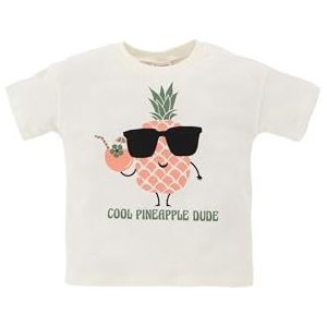 DeFacto T-shirt voor jongens, ecru, 5-6 Jaar