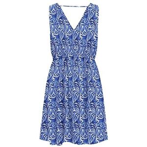 Onlnova Life Vis Sara String Dress AOP, blauw, L