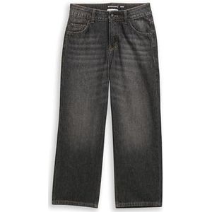 TOM TAILOR Kinderjeans voor jongens, 10250 - Gebruikte Dark Stone Black Denim, 152