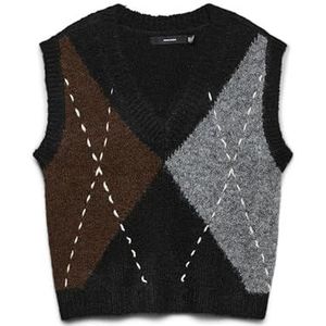 Vero Moda - Sl V-hals - Vest - Zwart - Zonder Mouwen