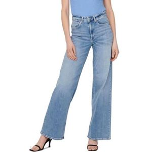 ONLY ONLMadison Blush HW Wide Loose Fit Jeans voor dames, blauw (light blue denim), XXL / 30L