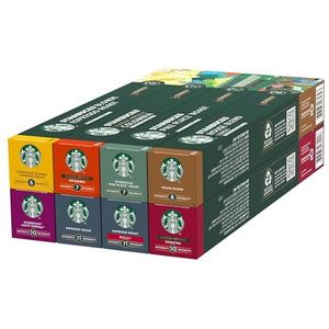 STARBUCKS Koffiecapsules Proefset by Nespresso 8 x 10 (80 Capsules) - Amazon Exclusive
