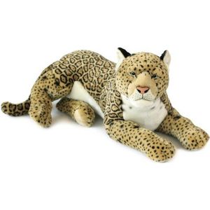 Lebensechtes Plüsch ACP00795, Jaguar [liggend] (81 cm), realistisch, super zacht, levensecht vormgegeven pluche dier om te knuffelen en te likken, handwas mogelijk