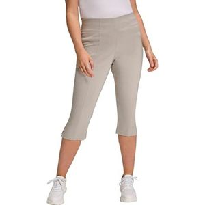 Ulla Popken Bengalin-capribroek voor dames, Kitt, 45W / 32L