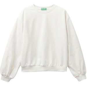 Undercolors of Benetton Sweatshirt zonder capuchon voor dames, Crème 0Z3, XXS