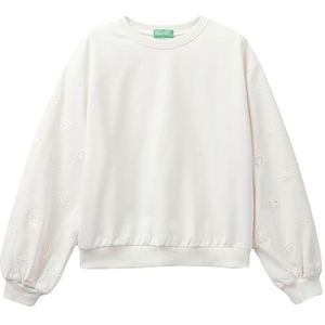 Undercolors of Benetton Sweatshirt zonder capuchon voor dames, Crème 0Z3, XL