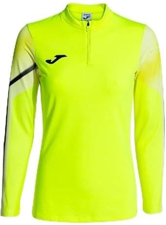 Joma - Heren Sweatshirt - Elite XI, fluor geel-zwart, XS