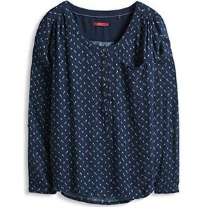 edc by ESPRIT dames regular fit blouse met print