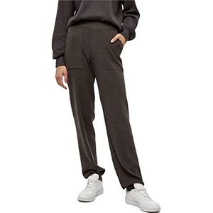 Minus Dames Lupi Knit Pants, dark grey melange, S