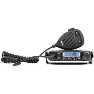 JOPIX PT31 Mobiele FM-zender, zwart, CB/27 MHz, multiorm-zender, compact formaat