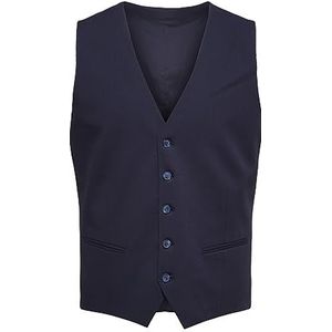 SELETED HOMME Men's SLHSLIM-Liam WCT Flex B NOOS vest, Navy Blazer, 54, navy blazer, 54