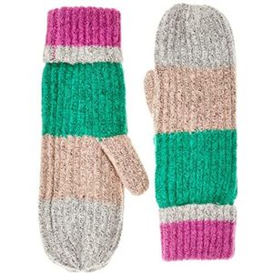 PIECES PCPYRON STRUCTURED BLOK MITTENS BC, Parakeet/patroon: blok strips, One Size (Fabrikant maat:ONESIZE)