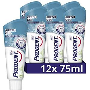 Prodent Fresh Gel Tandpasta, meervoudige bescherming voor sterke tanden - 12 x 75 ml - Voordeelverpakking