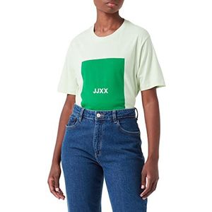 JACK&JONES Women's JJXX JXAMBER SS Relaxed Every Square Tee NOOS T-shirt, Pastel Green, M