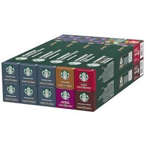 STARBUCKS Espresso Roast Variety Pack by Nespresso, Koffiecapsules 10 x 10 (100 Capsules)