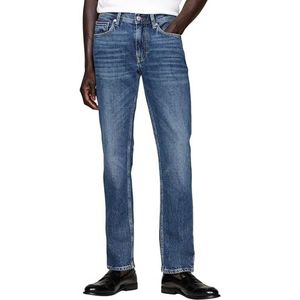 Tommy Hilfiger Heren Straight Denton STR Hiker Indigo MW0MW37370, recht, denim, 3028, Denim (Hiker Indigo), 28W / 30L
