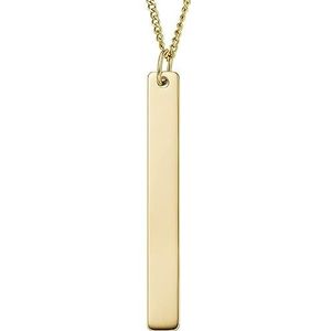 Fossil Drew Goudkleurige Roestvrijstalen Schakelketting voor Dames, JF04552710