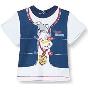 Chicco T-shirt met korte mouwen voor kinderen, meerkleurig, normaal voor jongens, Veelkleurig., 12 Maanden