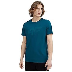 4F T-shirt M537 Color Denim maat XL voor heren, Denim, XL