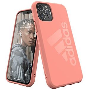 adidas Sports Eco Friendly Biologische telefoonhoes, compatibel met iPhone 11 Pro, volledige beschermende telefoonhoes, roze
