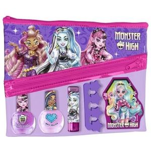 Monster High - Make-uptas - Transparant - 2 Nagellakken - Lippenbalsem - Nagelscheider