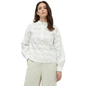 Minus Meriam Blouse met lange mouwen | Witte blouses voor dames VK | Lente dames tops | Maat 18