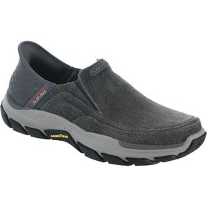 Skechers Respected - Holmgren instapschoenen voor heren, HOUTSKOOL, 45 EU X-breed