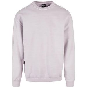 Urban Classics Men's Heavy Terry Garment Dye Crew sweatshirt, lila, XL, lila (lilac), XL