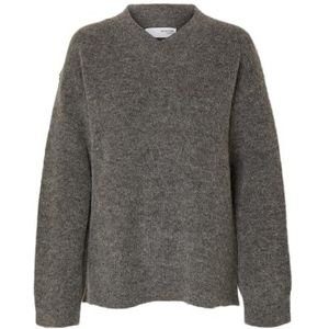 Selected - Sia Ras - Gebreide Trui - V-hals - Lange Mouwen