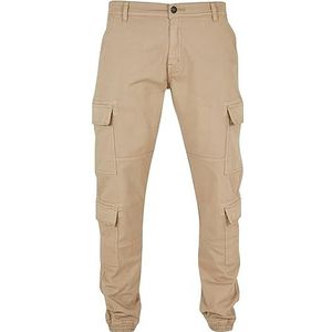 Urban Classics Double Cargo Twill Joggingbroek voor heren, warm zand, 31