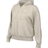Nike DQ5758-104 W NSW PHNX FLC FZ OS Hoodie met lange mouwen dames LT Orewood BRN/Sail maat XS