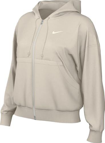 Nike Phoenix Fleece Oversized fleecehoodie met rits over de hele lengte voor dames - Bruin