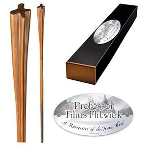 The Noble Collection - Professor Filius Flitwick personage toverstaf - 16in (40cm) Wizarding World Wand met naamplaatje - Harry Potter filmset filmrekwisieten toverstokken