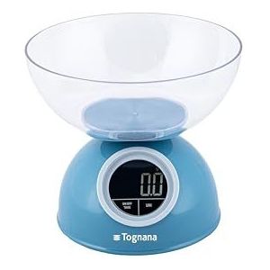 Tognana Iridea Digitale keukenweegschaal, 5 kg, kunststof, suikerpapier
