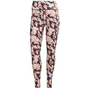 adidas Dames Tights (7/8) Dailyrun AOP T, Coral Fusion/Legend Ink, HR5389, S