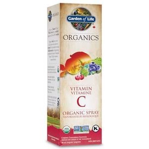 Garden of Life mykind Organics - Vitamin C Organic Spray â€“ Cherry-Tangerine 58 mL