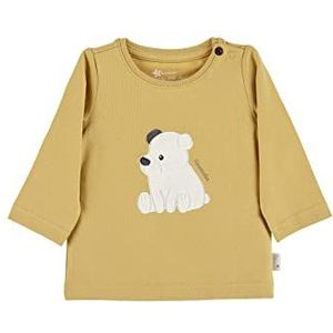 Sterntaler Babyjongens lange mouwen ijsbeer Elia shirt, geel, 68 cm