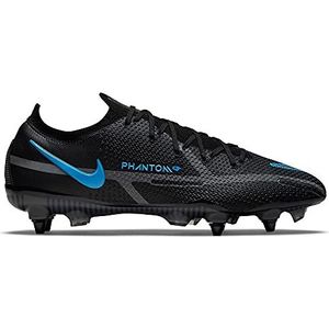 Nike Unisex Phantom Gt2 Elite Sg-Pro Ac Soccer Schoen, Zwart/Black-Iron Grey, 41 EU, Zwart Zwart IJzer Grijs, 41 EU